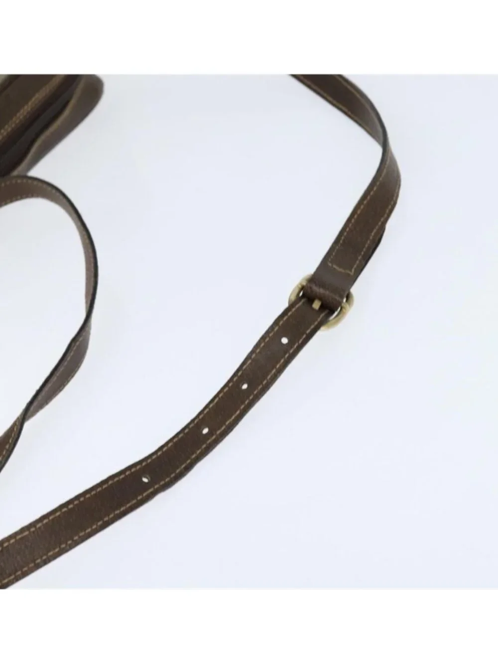 Authentic GUCCI GG Supreme Web Sherry Line Shoulder Bag PVC Beige Gold 010 378 - Picture 16 of 16
